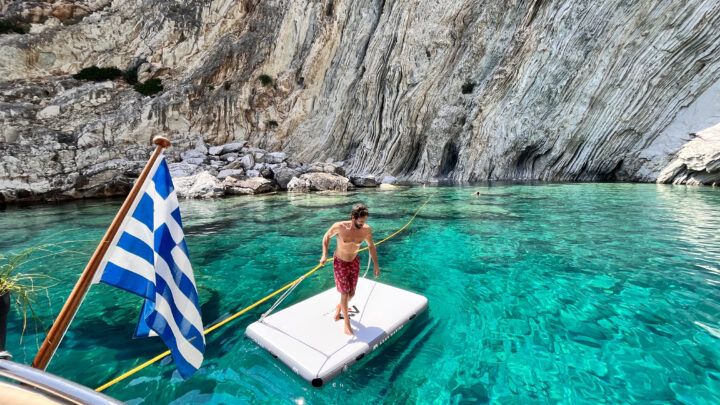 Beretta Grecia foto dalla barca velespiegate