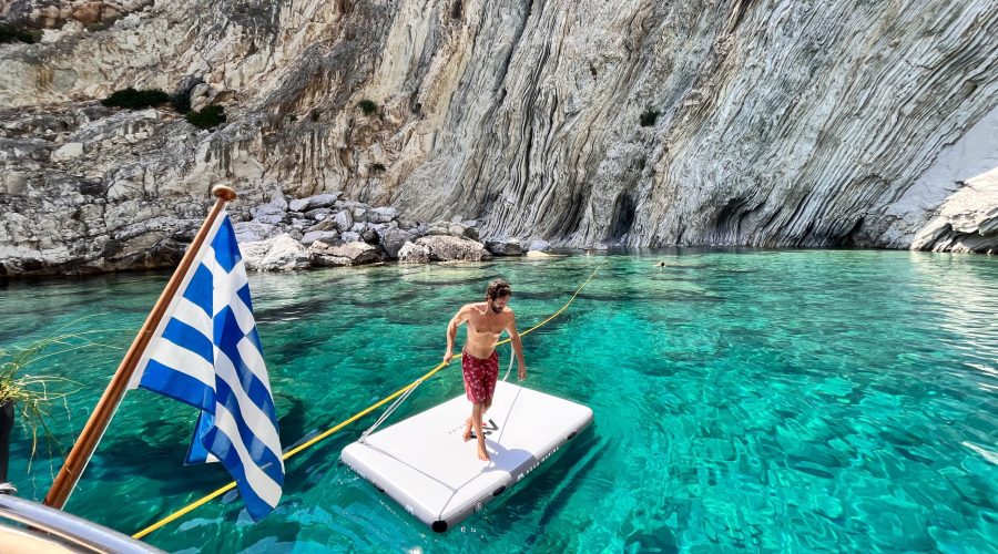 Beretta Grecia foto dalla barca velespiegate